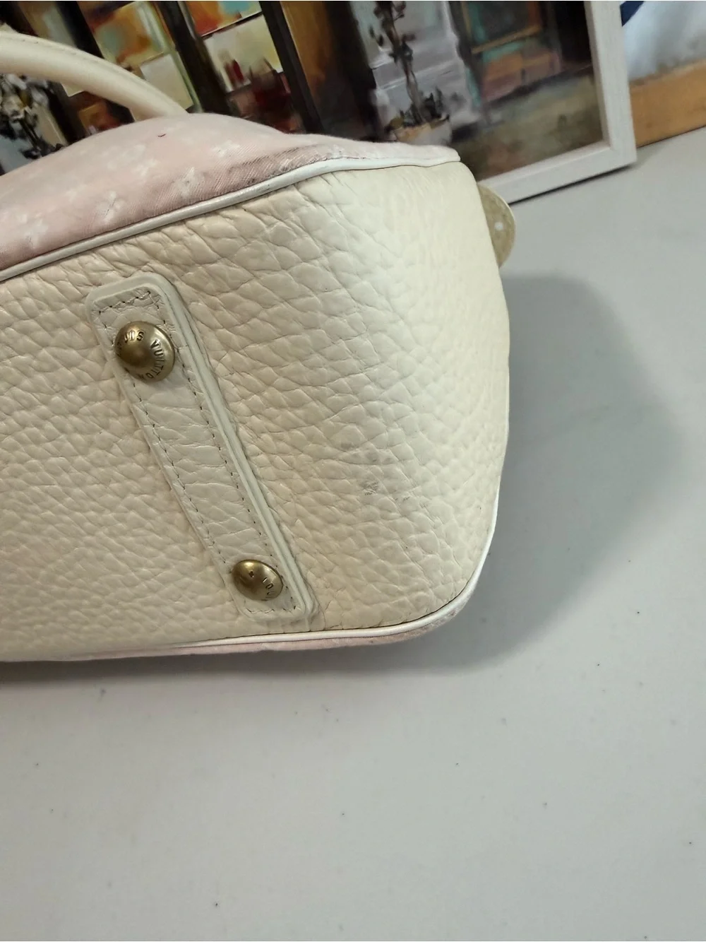Louis Vuitton Pink Monogram Canvas Top-Handle Bag